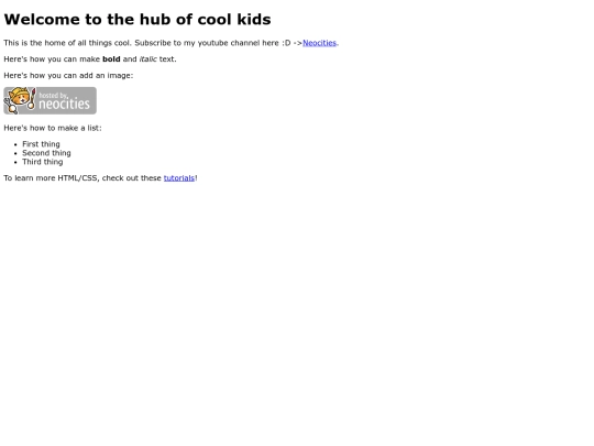 index screenshot