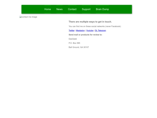 contact screenshot