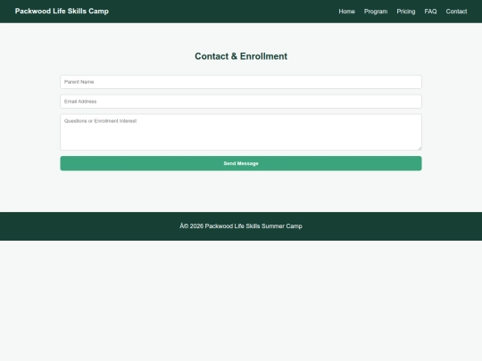 contact screenshot