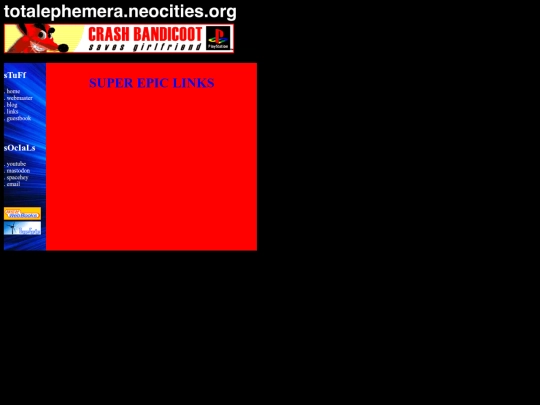 links screenshot