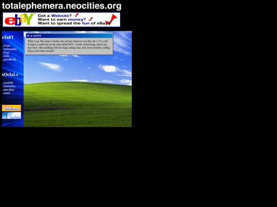 webmaster screenshot