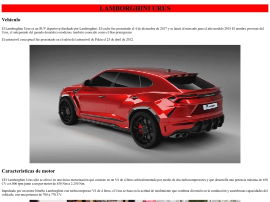 Proyecto Personal/lamborghini screenshot