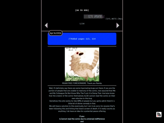 updates screenshot