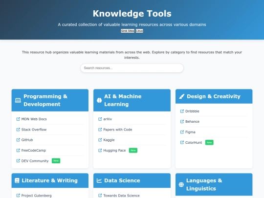 Knowledge screenshot