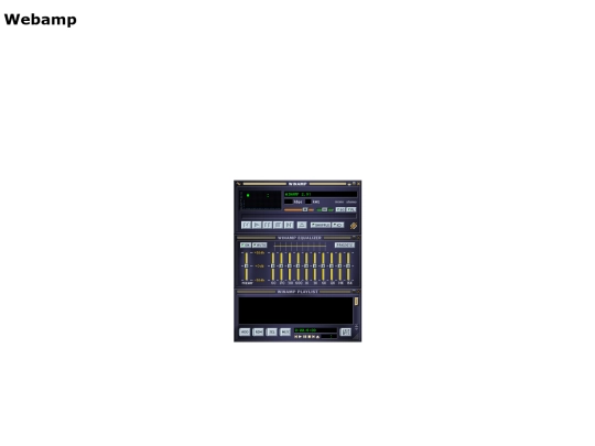 webamp screenshot