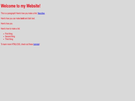 index screenshot