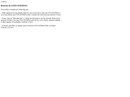 garantias-internas screenshot