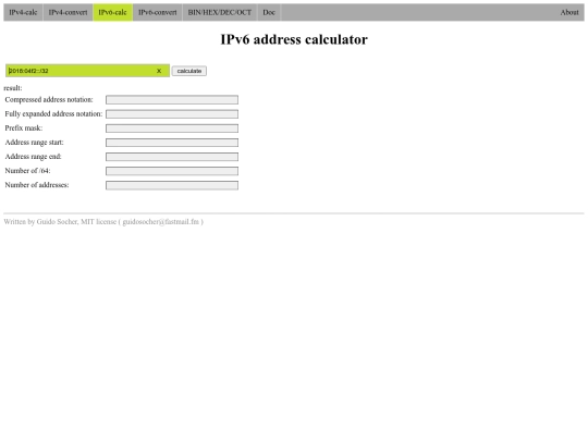 ip_address_calculator/ipv6-calc screenshot