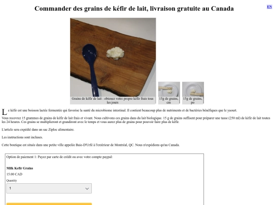 kefirshop/index_fr screenshot