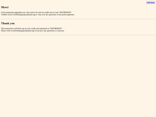 kefirshop/thankyou screenshot