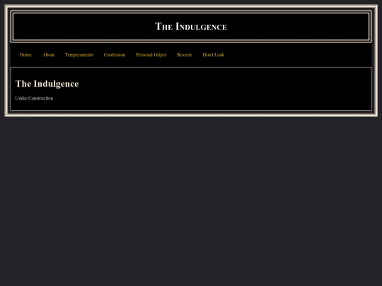 Indulgence screenshot
