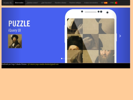 AvantecWeb screenshot