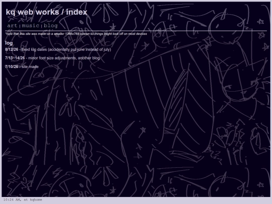 index screenshot