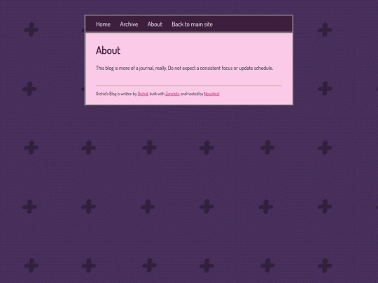 blog/about screenshot