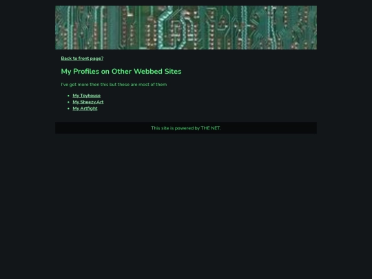 MyProfile screenshot