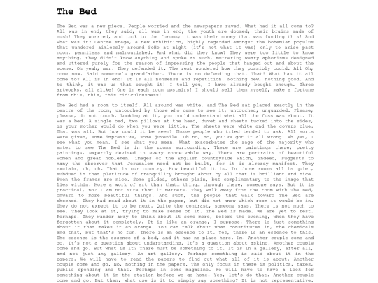 fiction/TheBed screenshot