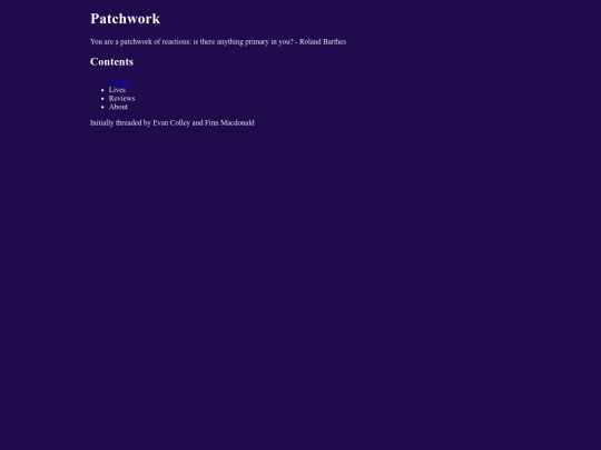 index screenshot