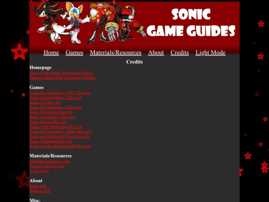 credits-dark screenshot