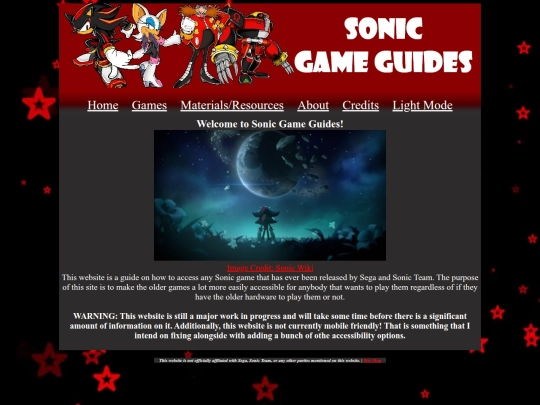 homepage-dark screenshot