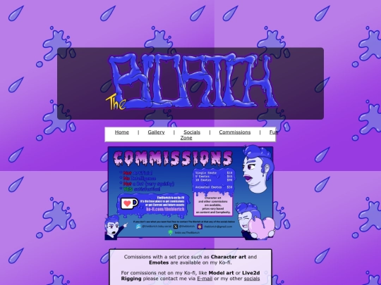 Commissions screenshot