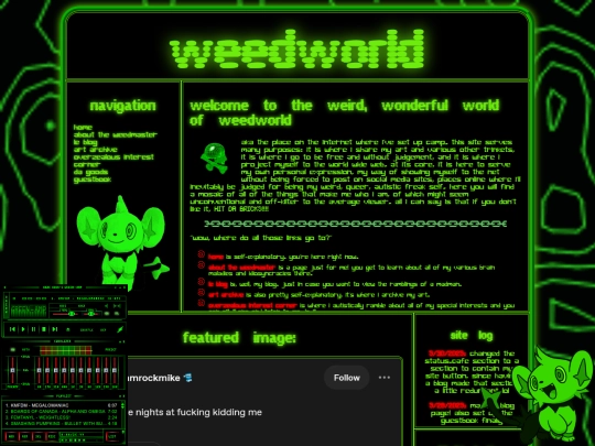 homepage screenshot