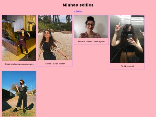 selfies screenshot