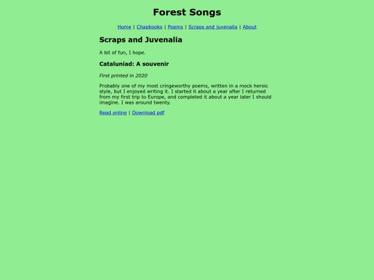 juvenalia screenshot