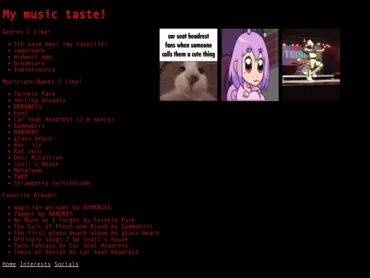 music screenshot