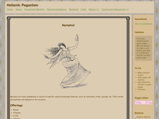 theoi/nymphai screenshot