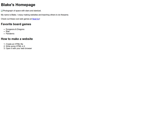 index screenshot