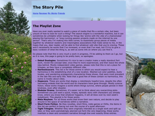 playlists screenshot