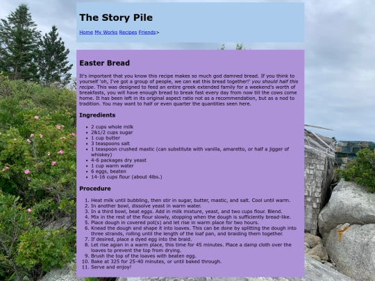 recipes/easterbread screenshot