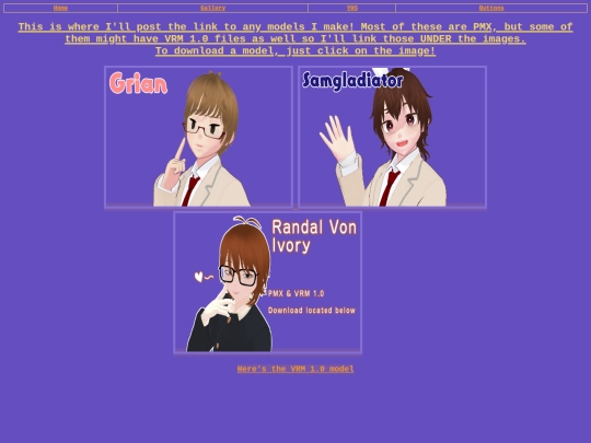 html/models screenshot