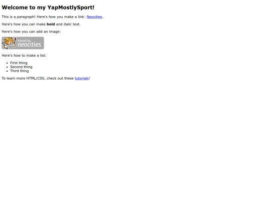 index screenshot