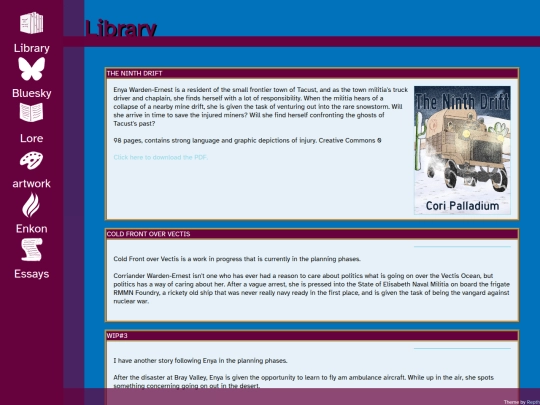 Librarypage screenshot