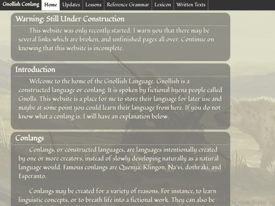 index screenshot