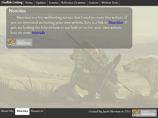 neocities screenshot