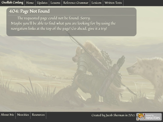 not_found screenshot
