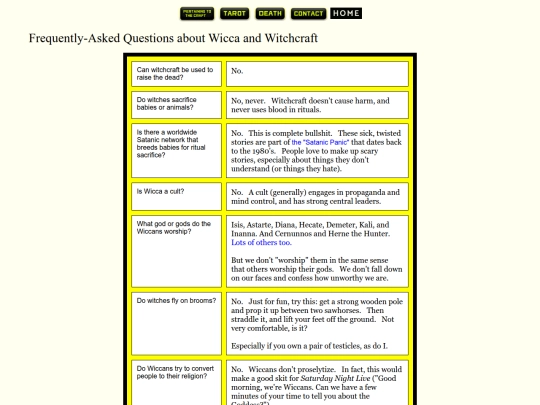 faq screenshot