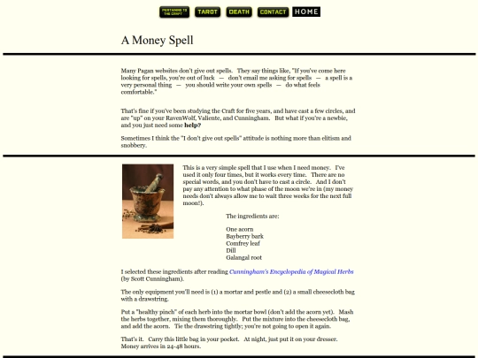 moneyspell screenshot