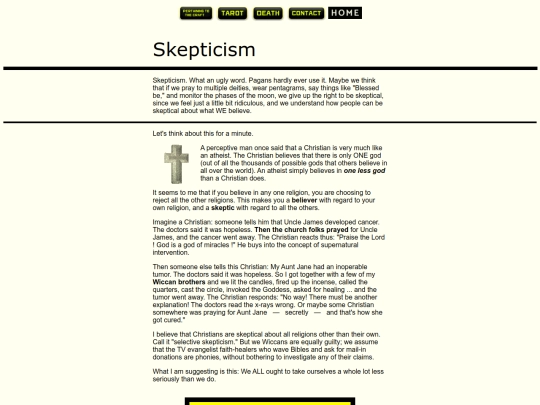 skeptic screenshot