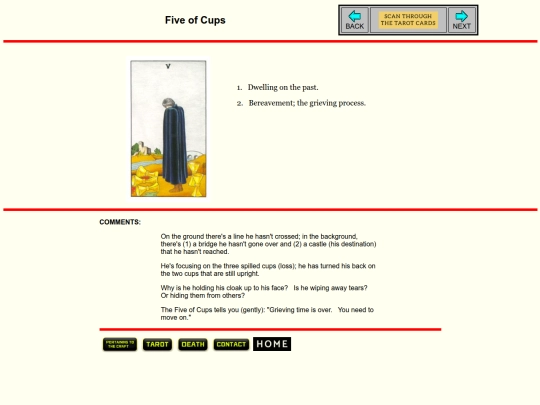tarotcard/cups-05 screenshot