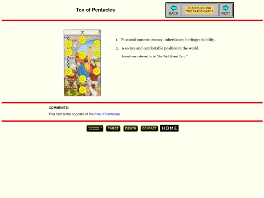 tarotcard/pent-10 screenshot