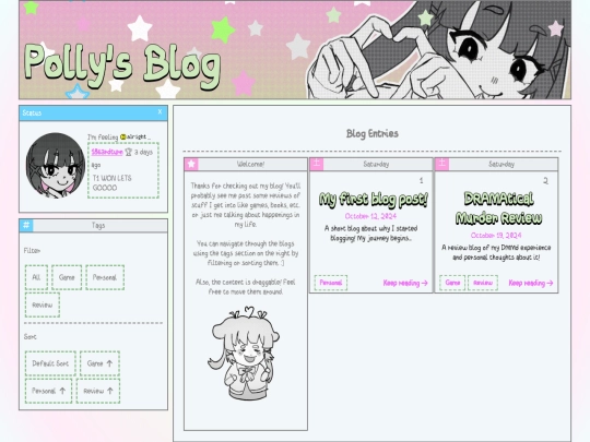 blog screenshot