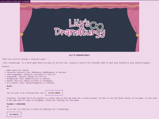 projects/lily screenshot