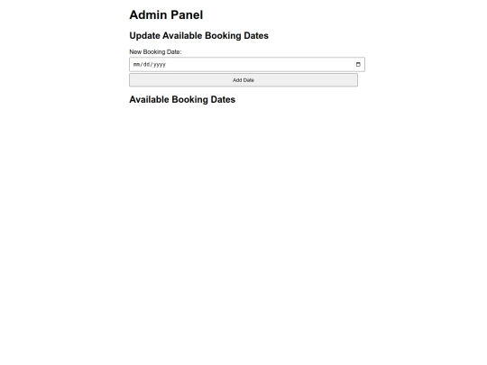admin screenshot