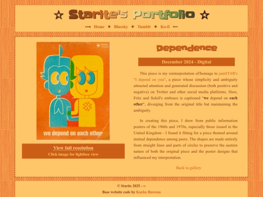 art/dependence screenshot