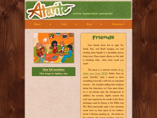 art/friends screenshot
