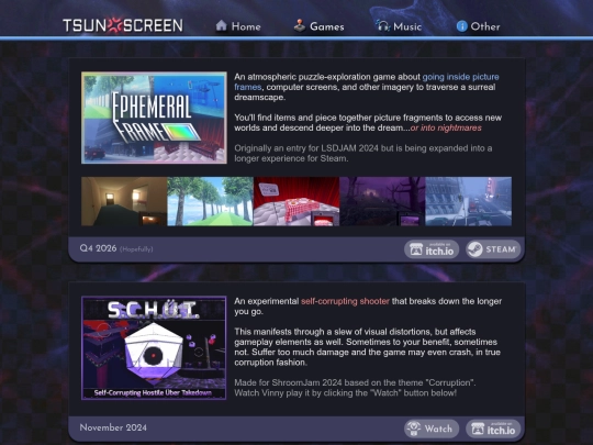 games screenshot