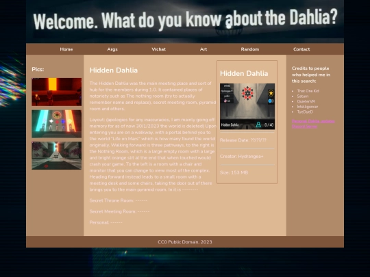 HiddenDahlia screenshot